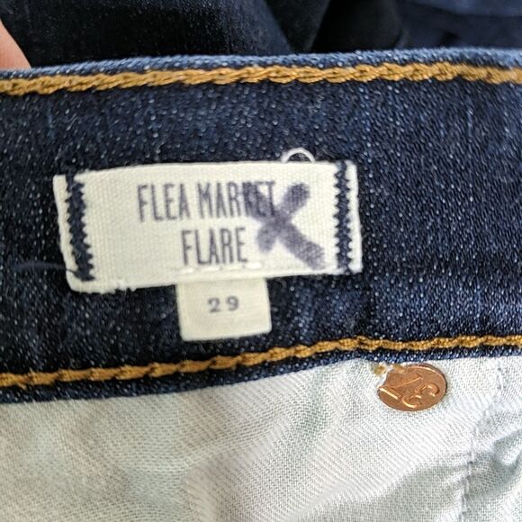 Madewell Flea Market Flare Dark Wash Jean Denim Size 29 E0394 31 Inseam - Picture 8 of 9